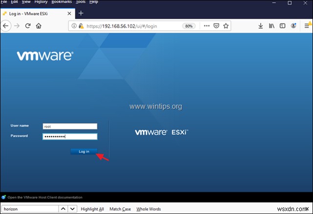 VMware Workstation 15 に vSphere ESXi 6.7 をインストールする方法