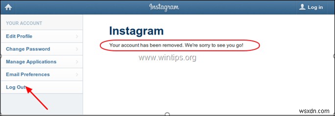 Instagram アカウントを完全に削除する方法