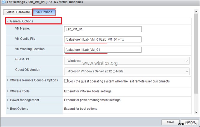 vSphere Hypervisor ESXi 6.7 で仮想マシンのクローンを作成する方法。 