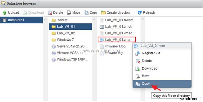 vSphere Hypervisor ESXi 6.7 で仮想マシンのクローンを作成する方法。 