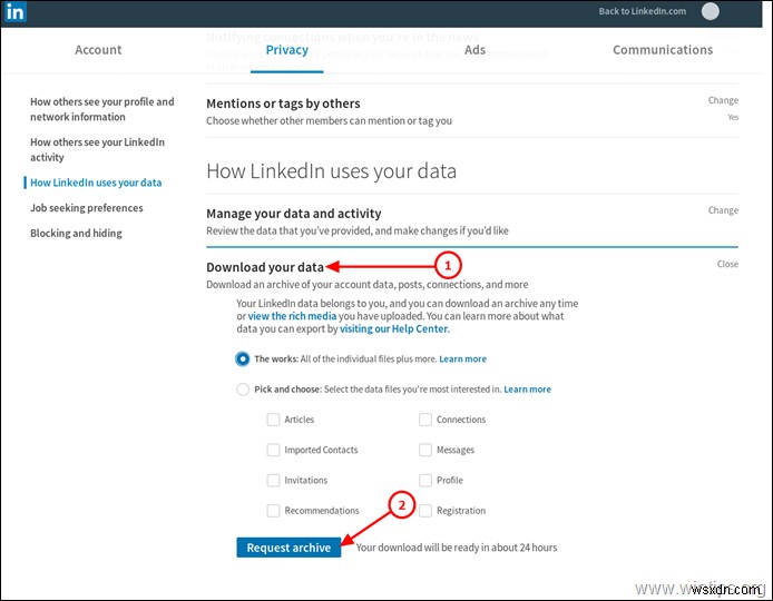 LinkedIn アカウントを完全に削除する方法