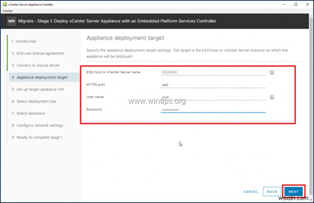 Windows 上の VMware vCenter Server を VCSA 6.7 に移行する方法