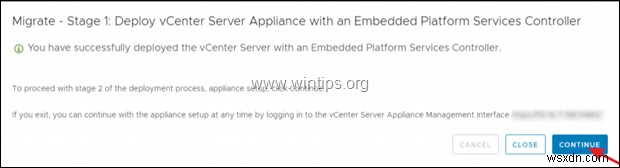 Windows 上の VMware vCenter Server を VCSA 6.7 に移行する方法