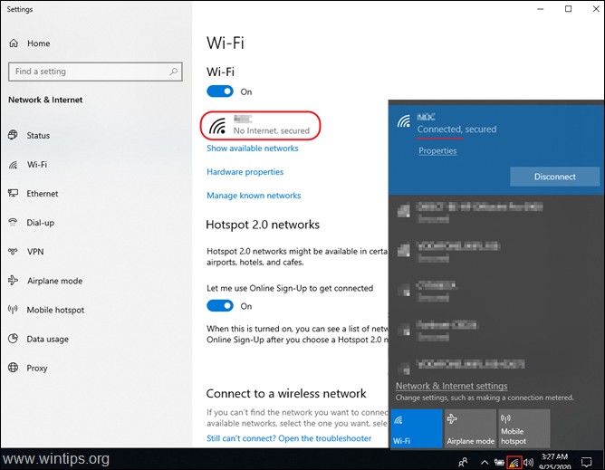 修正:Windows 10 で Wi-Fi は接続されているがインターネットにアクセスできない (解決済み)