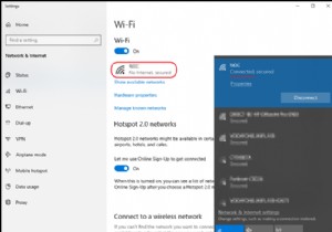 修正:Windows 10 で Wi-Fi は接続されているがインターネットにアクセスできない (解決済み)