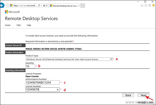 FIX:Microsoft に提供されたライセンス契約データは、RDS サーバー 2016 または 2019 で有効ではありません (解決済み)