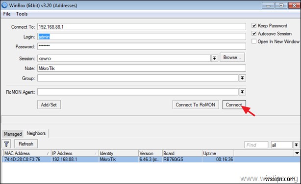 MikroTik を初めてセットアップする方法