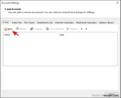 Outlook 2016/2019 で Exchange を手動でセットアップする方法。