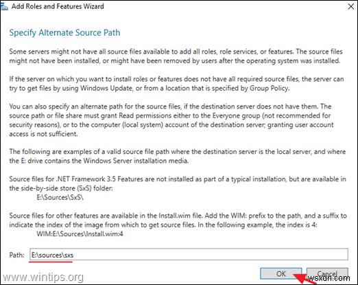 FIX:Server 2016 での NET Framework 3.5 0xc004000d インストール エラー (解決済み)