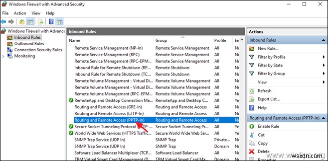 Windows Server 2016 (PPTP) で VPN サーバーをセットアップする方法。