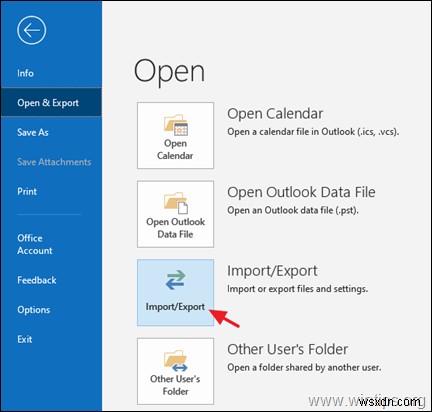 Outlook を使用して IMAP または POP3 メールを Office 365 に転送する方法。 