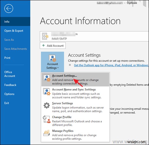 修正:IMAP フォルダが Outlook ウィンドウに表示されない。 (解決済み)