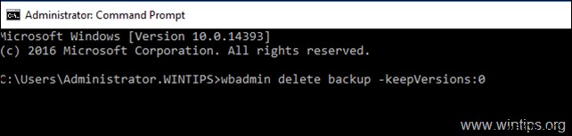 Server 2016/2012 で Windows Server バックアップを削除する方法。