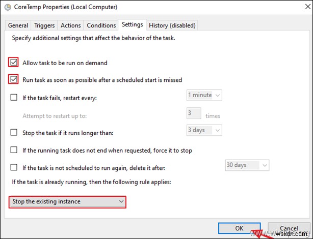 修正:Windows 10 で、スケジュールされたタスクがどのユーザーのログオンでも開始されないか、バックグラウンドで実行されます。 (解決済み) 