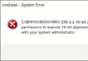 修正:Windows 10 で 16 ビット アプリケーションを実行する権限がありません。(解決済み)