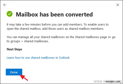 Office365 で共有メールボックスをユーザー メールボックスに、またはユーザー メールボックスを共有メールボックスに変換する方法。