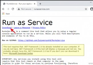 Windowsでアプリケーションをサービスとして実行する方法(ユーザー定義サービスの作成手順)