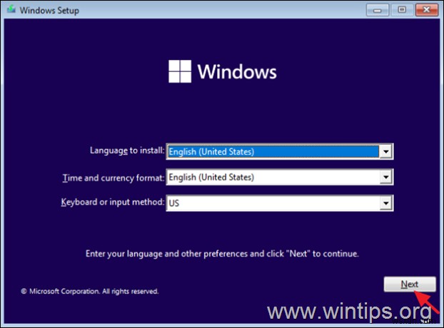 TPM v1.2 デバイスに USB から Windows 11 をインストールする方法
