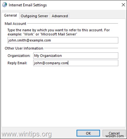 Outlook 2019 以前のバージョンでメール設定を変更する方法
