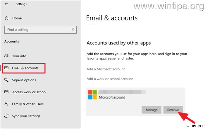 Windows 10 で Microsoft アカウントをローカル アカウントに切り替える方法