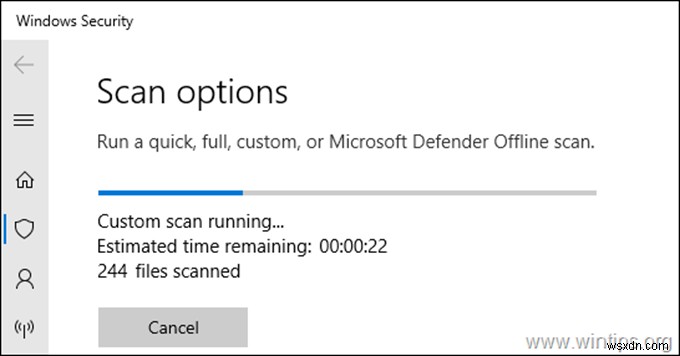 Windows Defender を使用してフォルダー、ファイル、またはシステム全体をスキャンしてマルウェアを検出する方法。