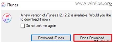 修正:iTunes に必要なファイルが見つからず、実行できない。 (解決済み)