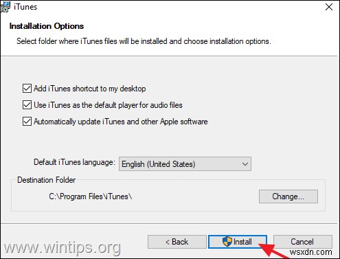 修正:iTunes に必要なファイルが見つからず、実行できない。 (解決済み)