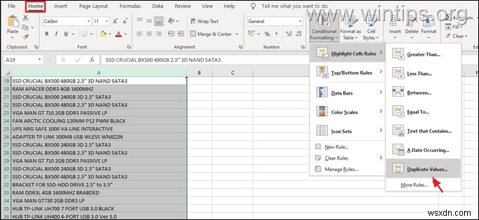 Excel で重複を見つけて削除する方法