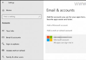 修正:Windows 10/11 に [削除] ボタンがないため、Microsoft アカウントを削除できない。
