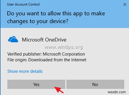 Windows 10 で OneDrive アプリをリセットする方法