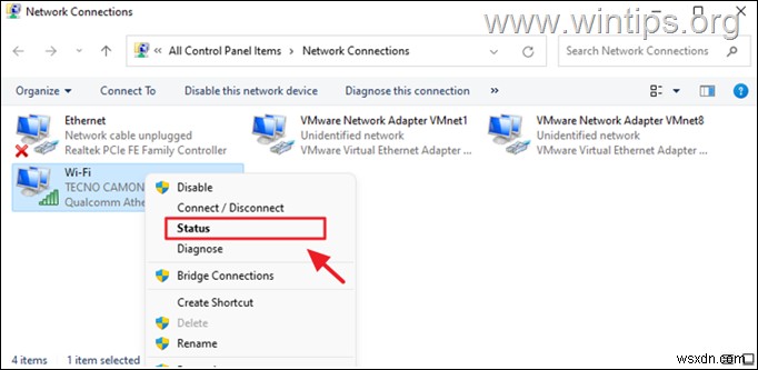 Windows 10/11 で保存された Wi-Fi パスワードを表示する方法。