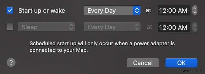 Mac がスリープ状態にならないようにする方法