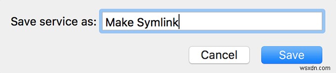 Mac でシンボリック リンクを作成する方法