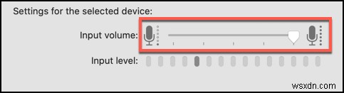 Mac で Line In オーディオ入力を使用する