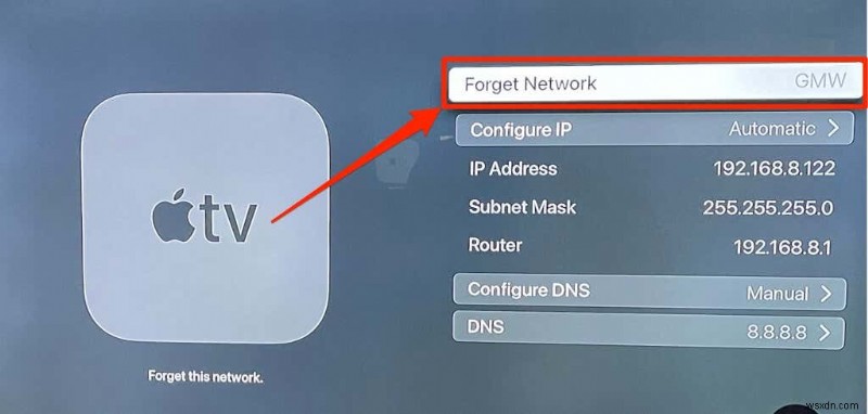 修正:Apple TV が Wi-Fi に接続しない