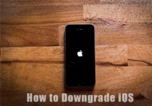 iOS をダウングレードする方法