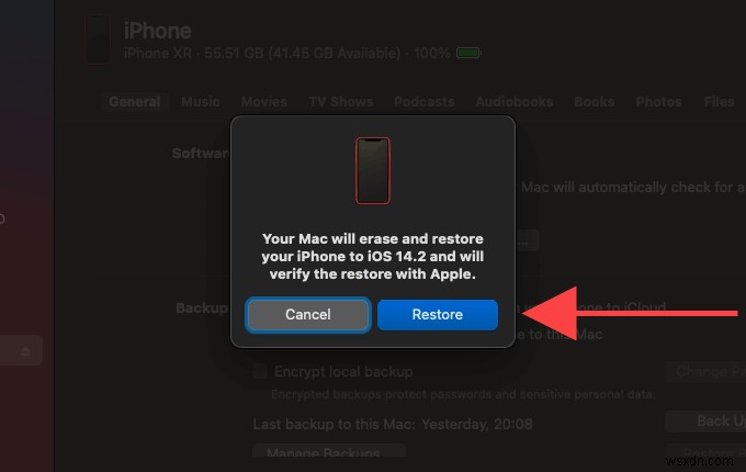 iOS をダウングレードする方法