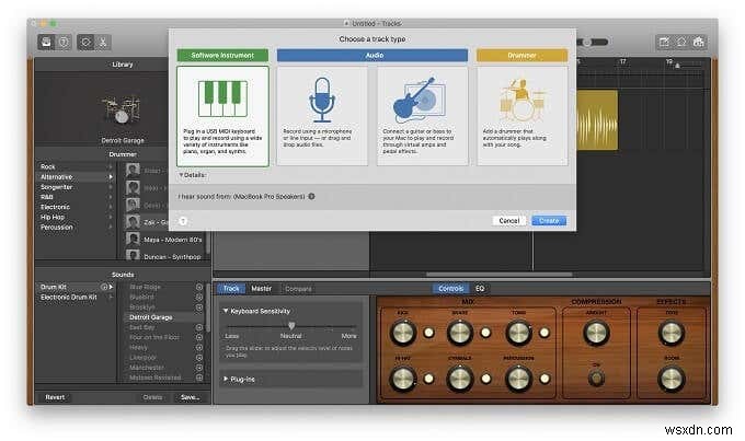 Apple の GarageBand の使い方