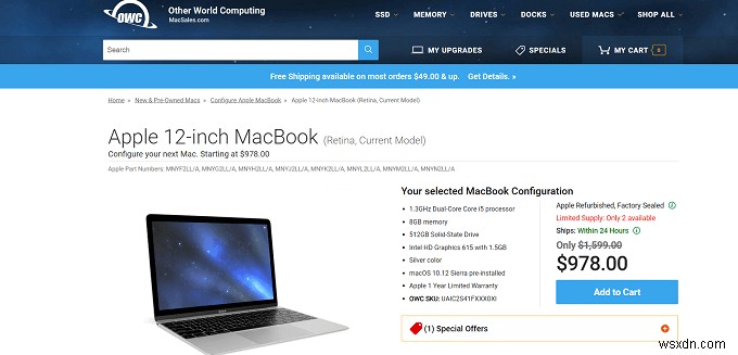 再生 Mac ノートパソコンを購入するのに最適な 7 つの場所