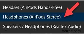Windows PC で Apple AirPods を使用する方法