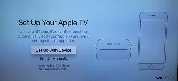 初めて Apple TV 4K をセットアップする方法