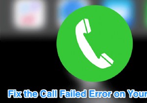 iPhone Call Failed エラーを修正する方法