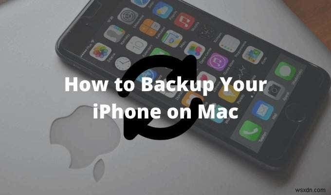 Mac で iPhone をバックアップする方法