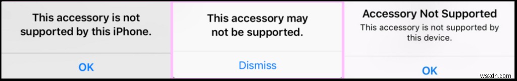 iPhone で「このアクセサリはサポートされていない可能性があります」というメッセージが表示されますか? 7 つの修正方法