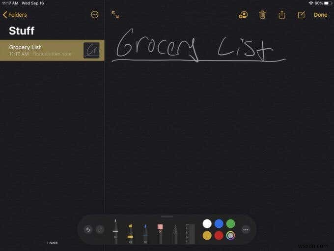 iPad で Apple Pencil を使用する方法