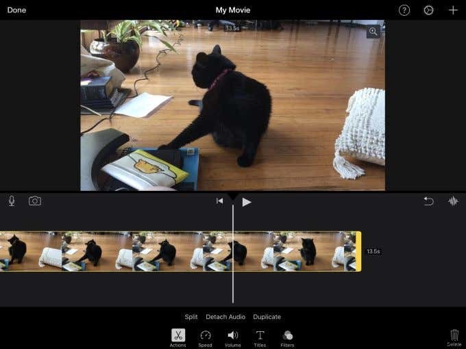 iPad で iMovie を使用する方法