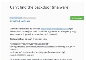 OpenCart または WordPress Web サイトから pub2srv マルウェアを削除する方法