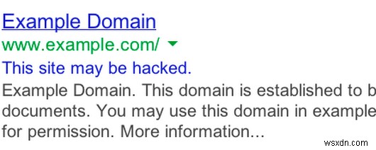 ウェブサイトがハッキングされたときに Google が表示する 8 つの警告メッセージ
