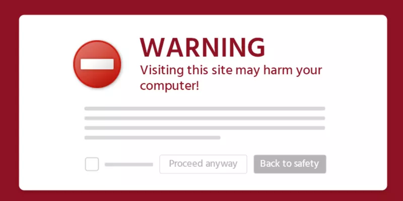 「このサイトはコンピュータに損害を与える可能性があります」という警告を削除する方法