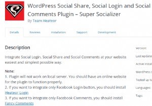 WordPress Web サイトの偽の Super Socializer プラグイン [偽の ICO ファイルを追加し、偽の広告をトリガーする]